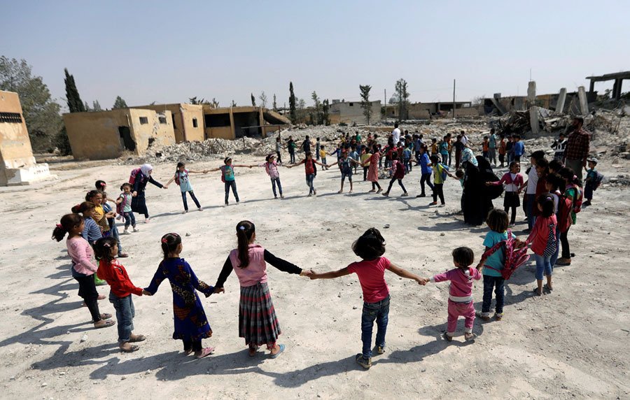 Crianças na Síria