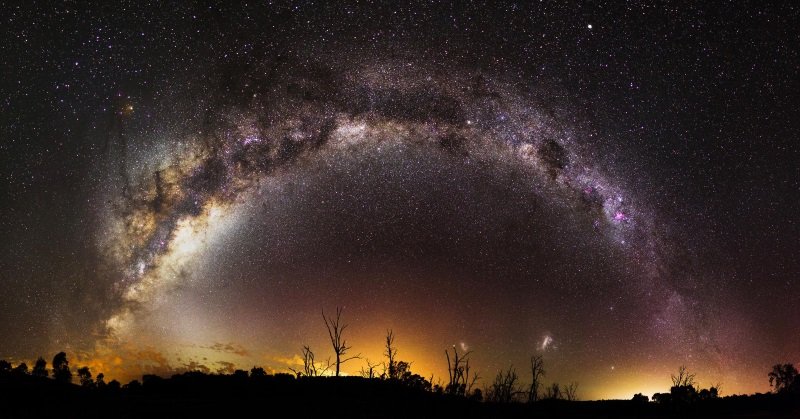 Via Láctea na Austrália