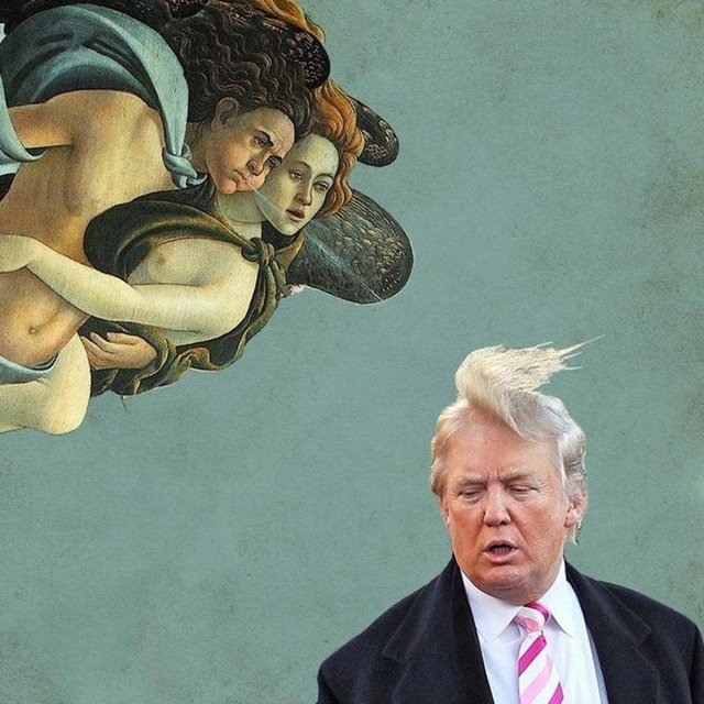 penteado de Trump
