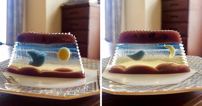 Sonho de consumo: este bolo transparente com desenhos que se transformam