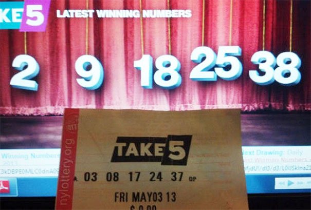 Números da loteria