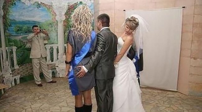 fotos bizarras casamento