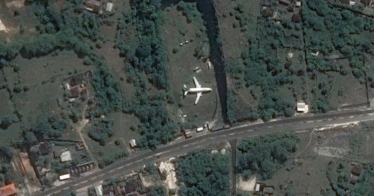 Avião abandonado em Bali