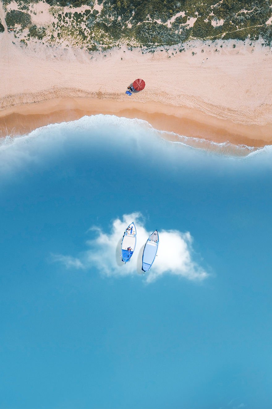 Como seria o mar se ele fosse feito de nuvens?