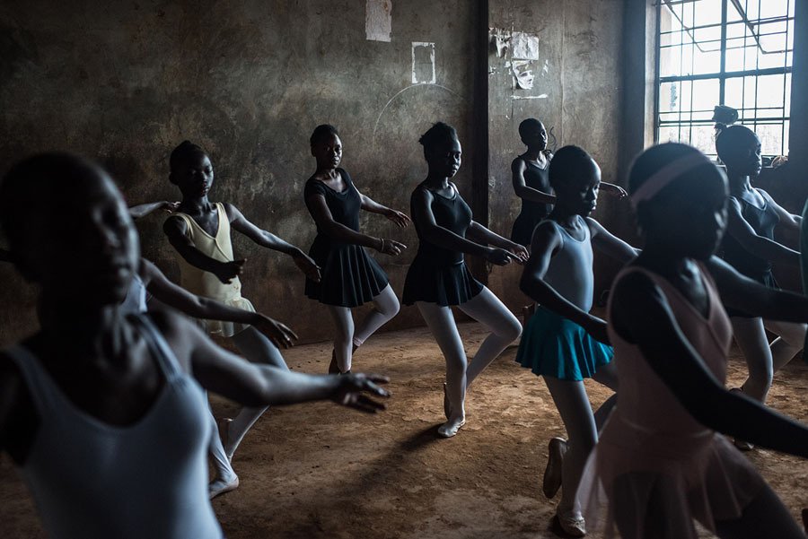 Bailarinas em Nairóbi