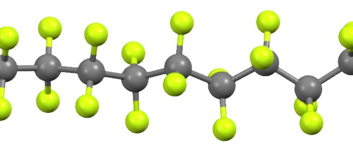 Estrutura química do Teflon