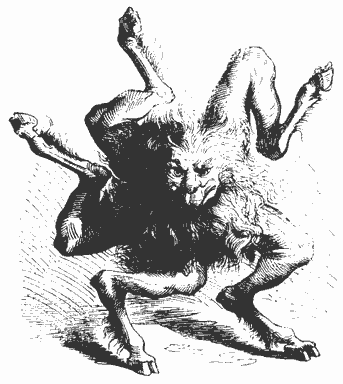 Ilustração demoníaca 
