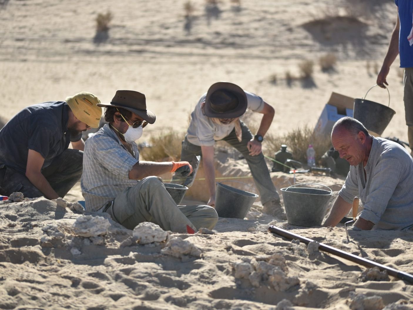 Cientistas no deserto