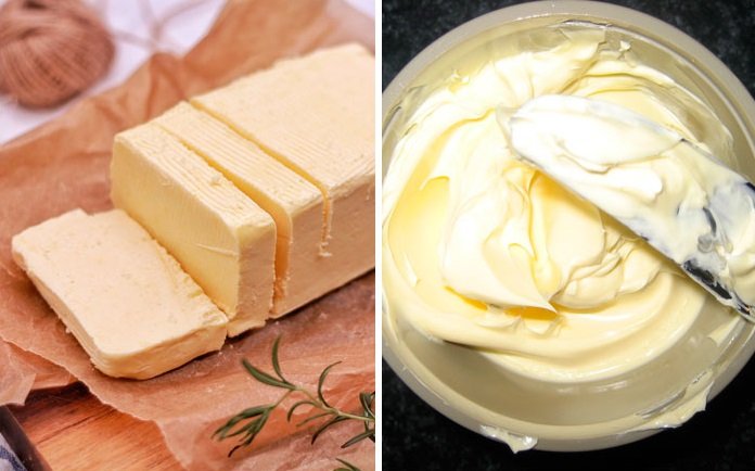 Margarina e manteiga