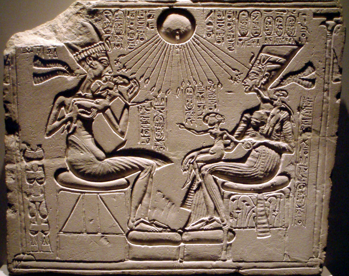 Nefertiti e Akhhenaton