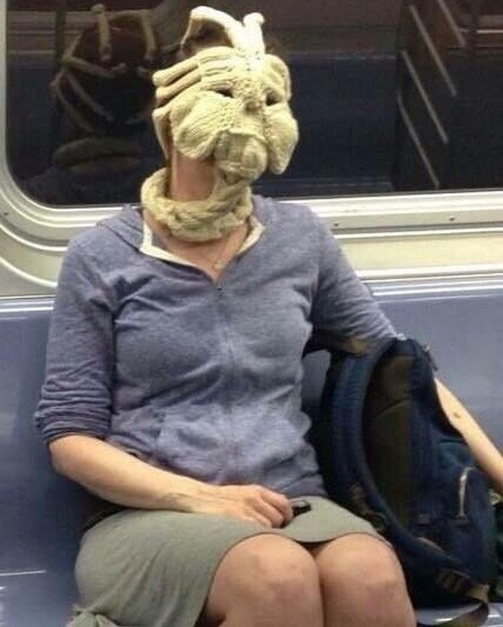 Pessoa no metrô