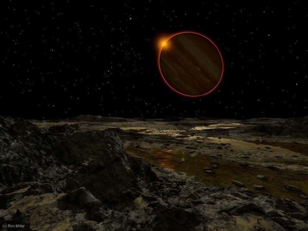 Sol visto de Júpiter