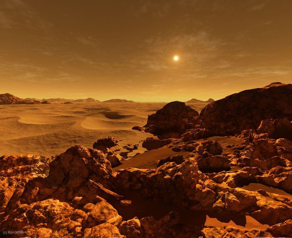 Sol visto de Marte