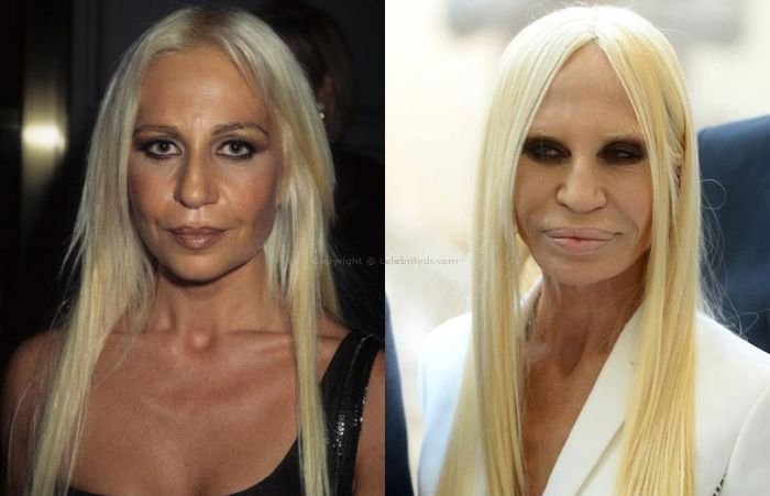As transformações de Donatella Versace, dos anos 90 aos dias de