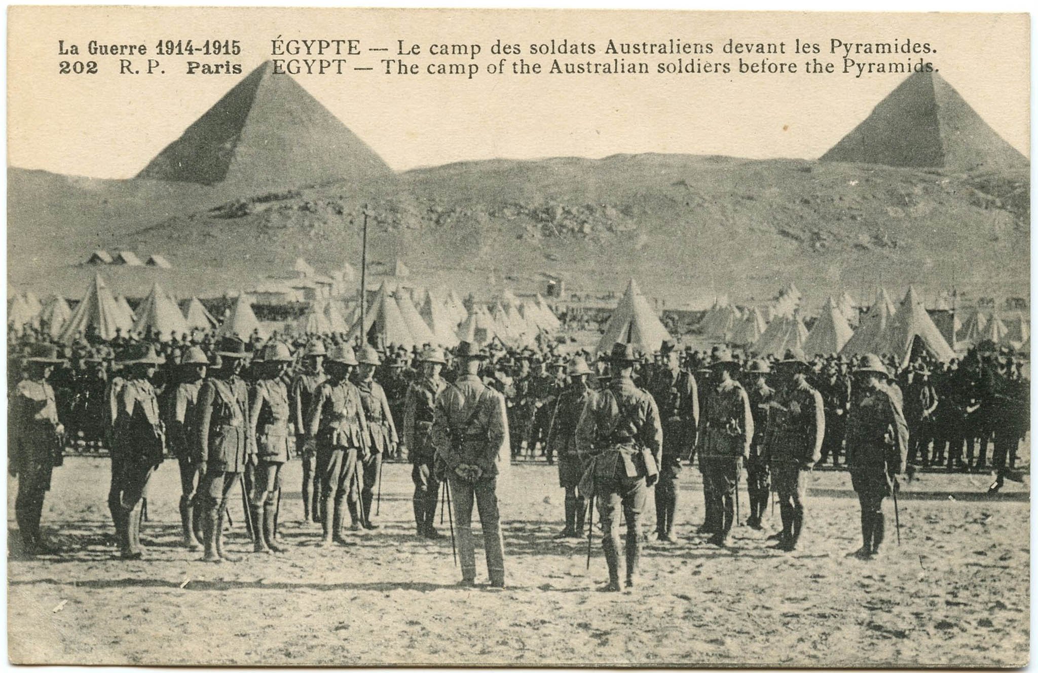 Soldados em Gizé