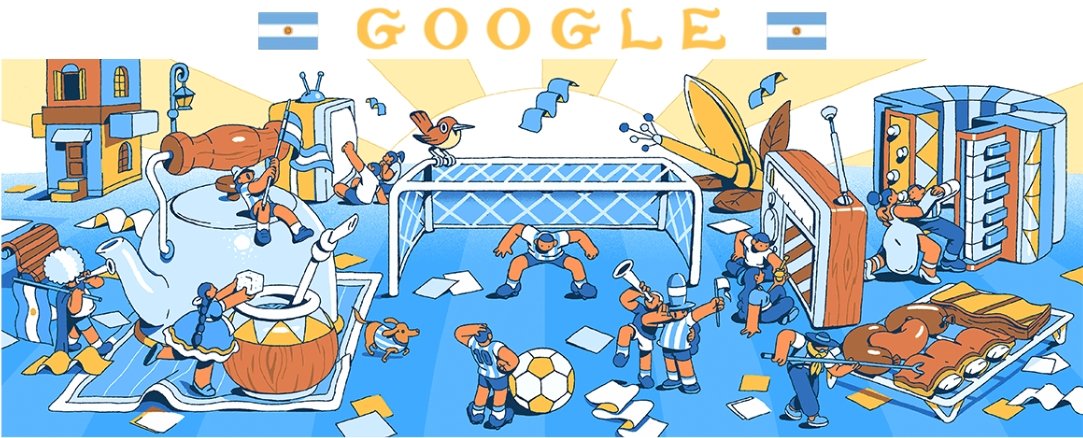 Estes são os Doodles do Google para todas as 32 seleções da Copa do Mundo