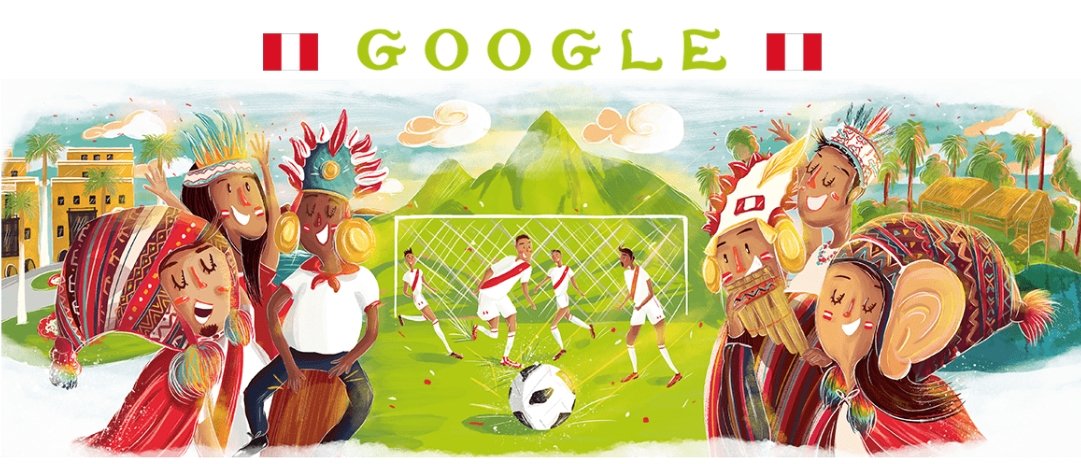 Estes são os Doodles do Google para todas as 32 seleções da Copa do Mundo