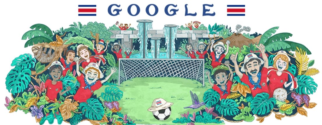 Estes são os Doodles do Google para todas as 32 seleções da Copa do Mundo