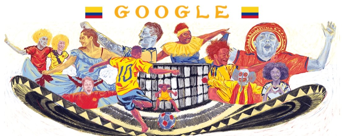 Estes são os Doodles do Google para todas as 32 seleções da Copa do Mundo