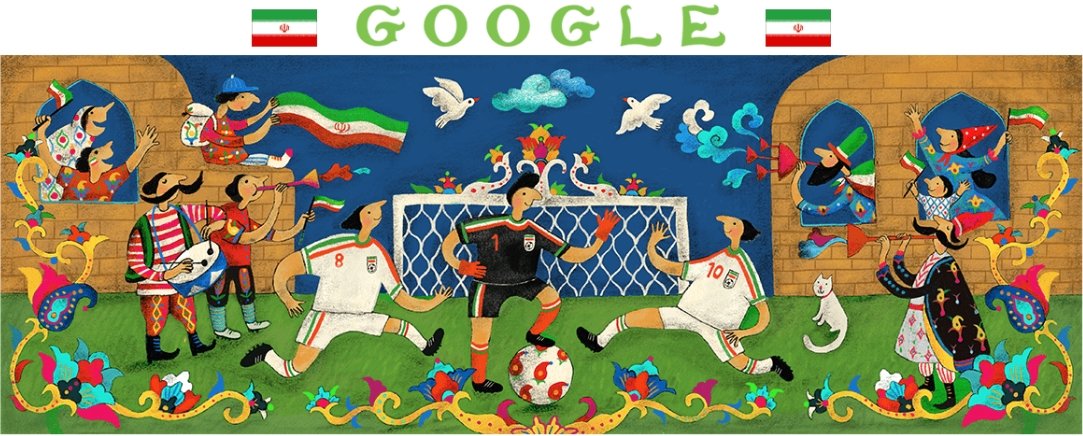 Estes são os Doodles do Google para todas as 32 seleções da Copa do Mundo
