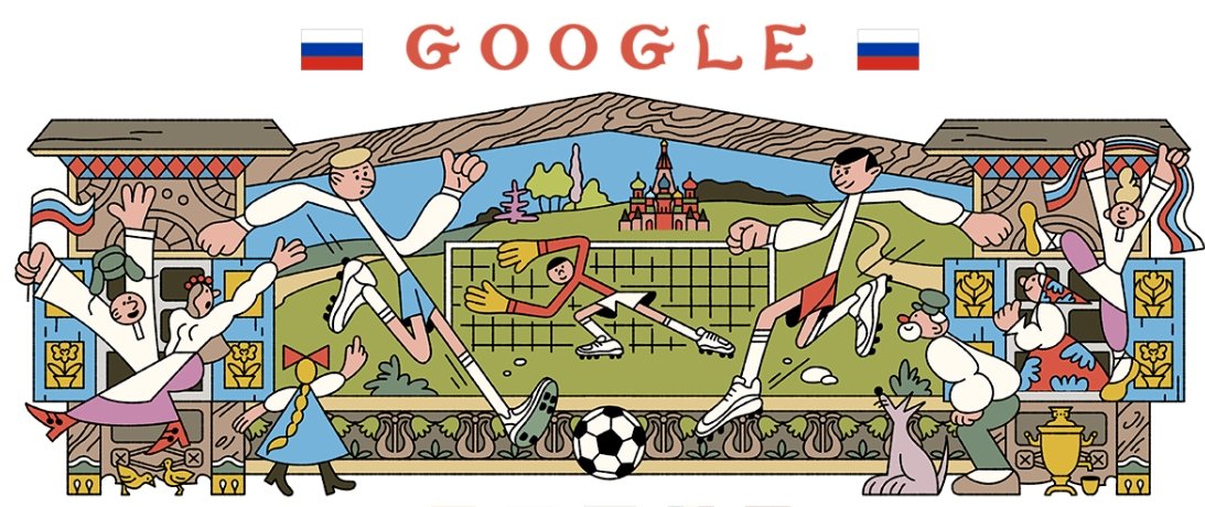 Estes são os Doodles do Google para todas as 32 seleções da Copa do Mundo