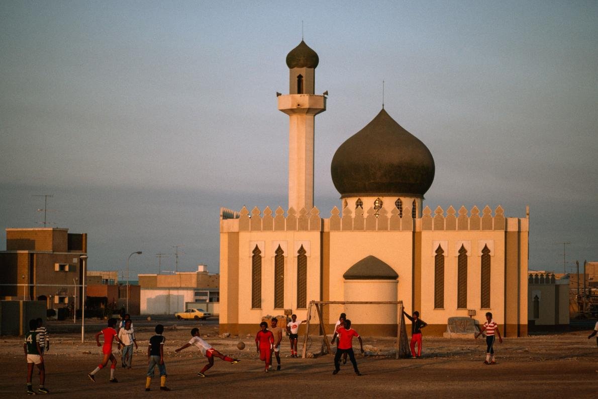 Futebol na mesquita