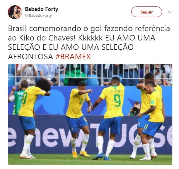 Memes da Copa do Mundo 2018: Brasil x México 