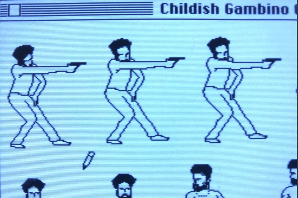Imagem de Animador recria “This is America” em computadores da Apple dos anos 80 no megacurioso