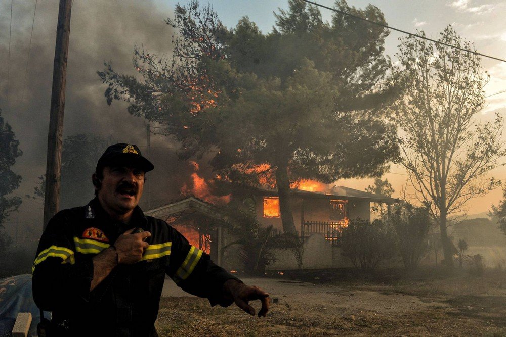 Grécia em chamas