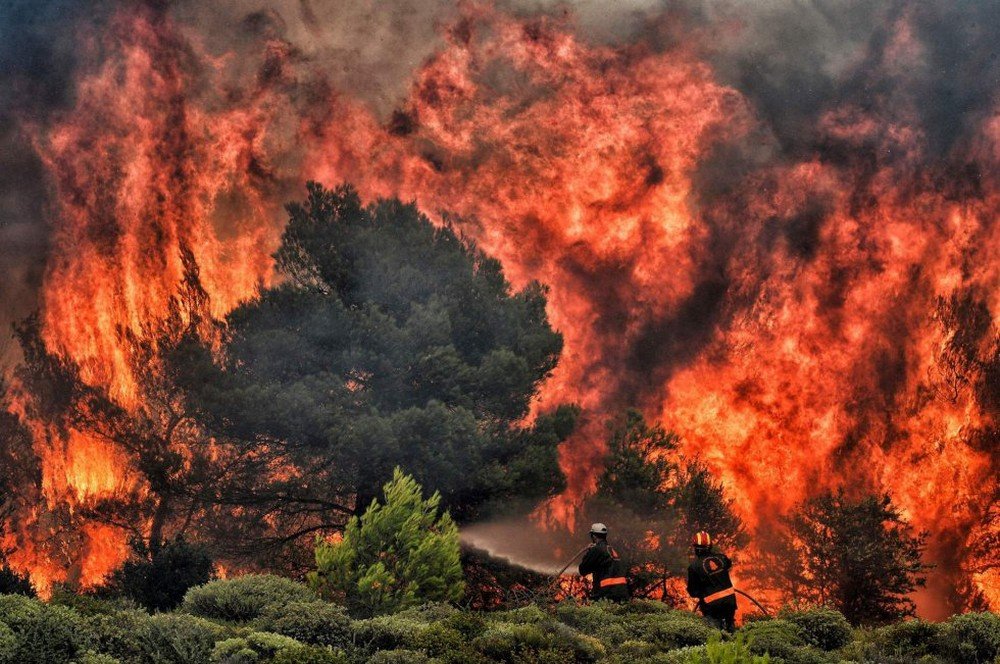 Incêndio na Grécia
