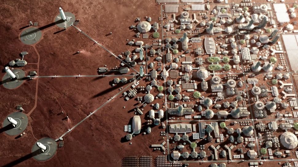 Projeto de colônia marciana