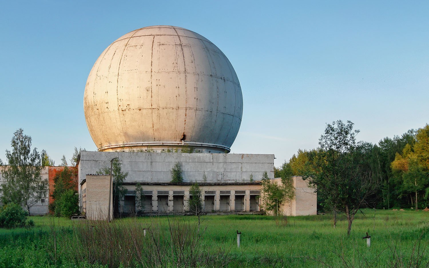 Antena de radar soviético