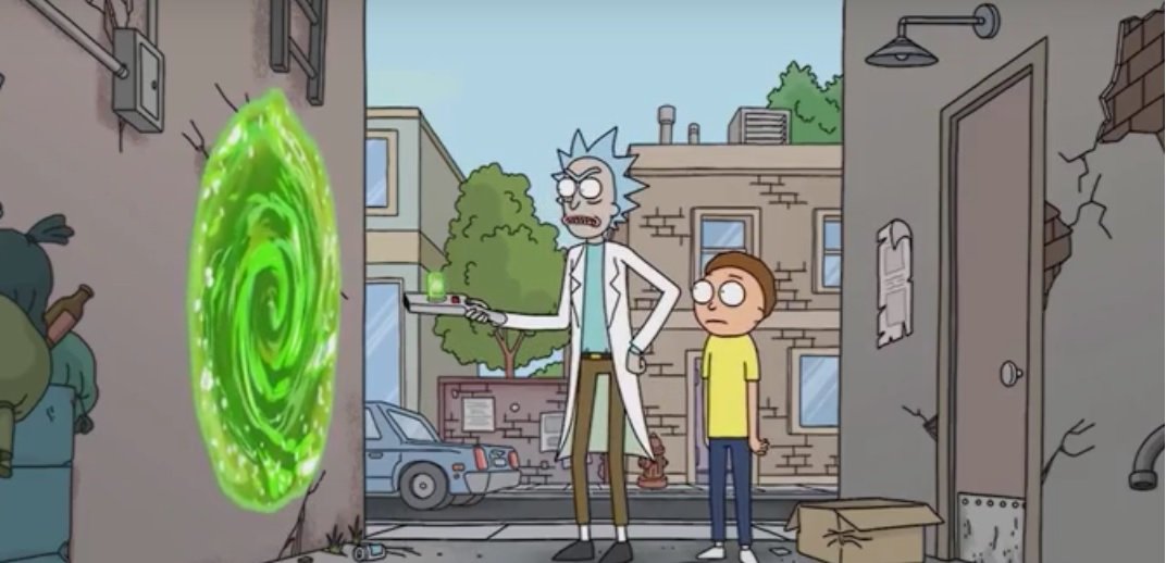 Cena de Rick and Morty