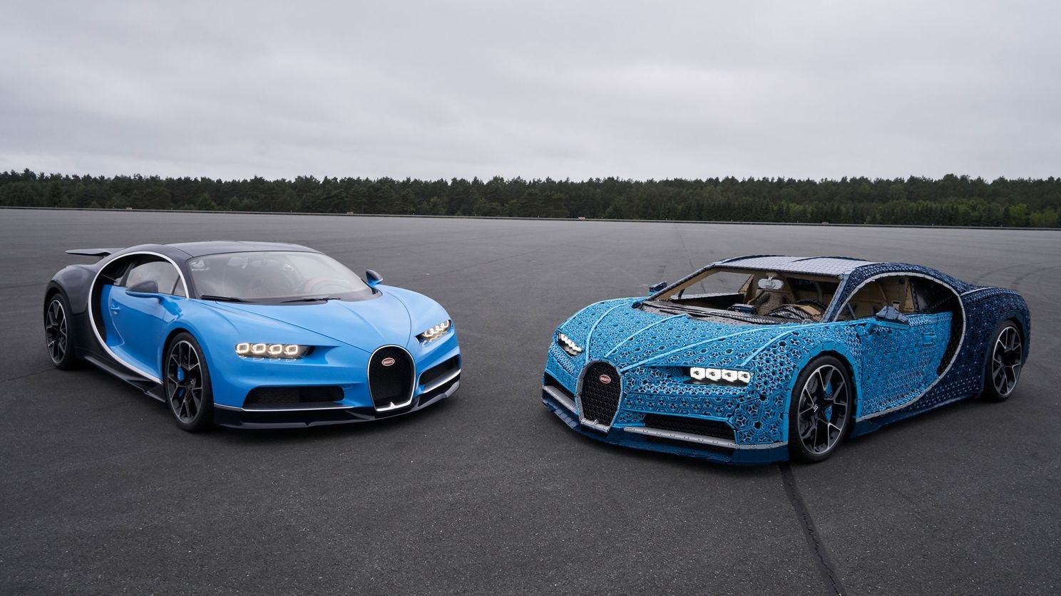 LEGO constrói réplica funcional em tamanho real de um Bugatti Chiron