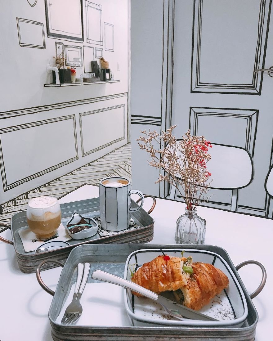 Conheça o café onde tudo parece um cenário de quadrinhos