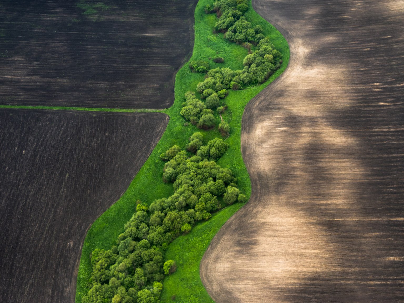 Estas paisagens fotografadas de cima são verdadeiras obras de arte