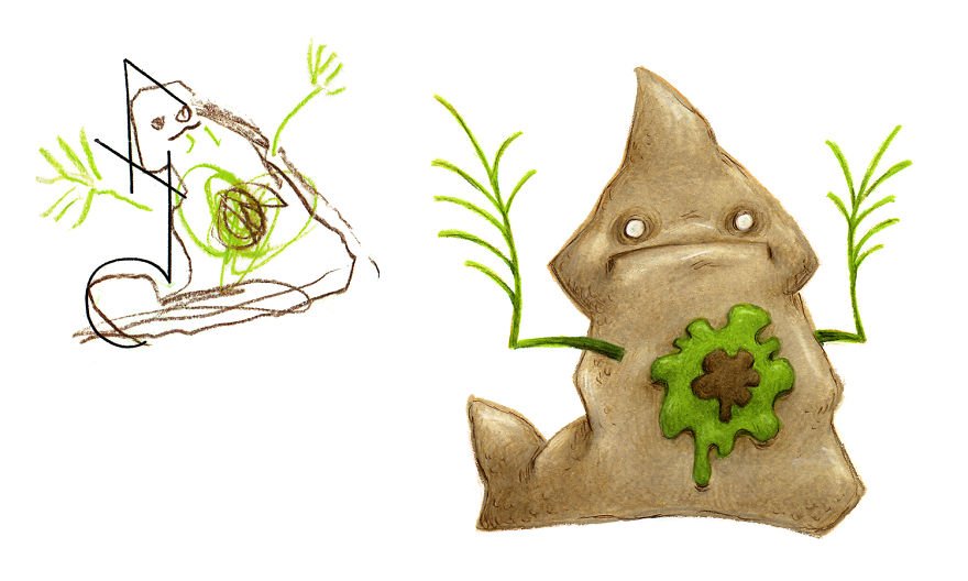 Ilustrador recria monstros desenhados por crianças