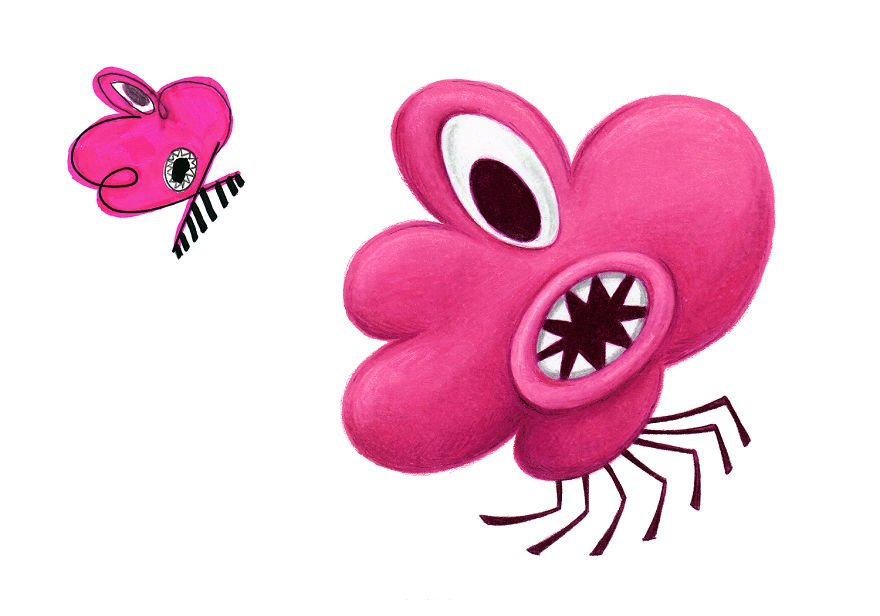 Ilustrador recria monstros desenhados por crianças
