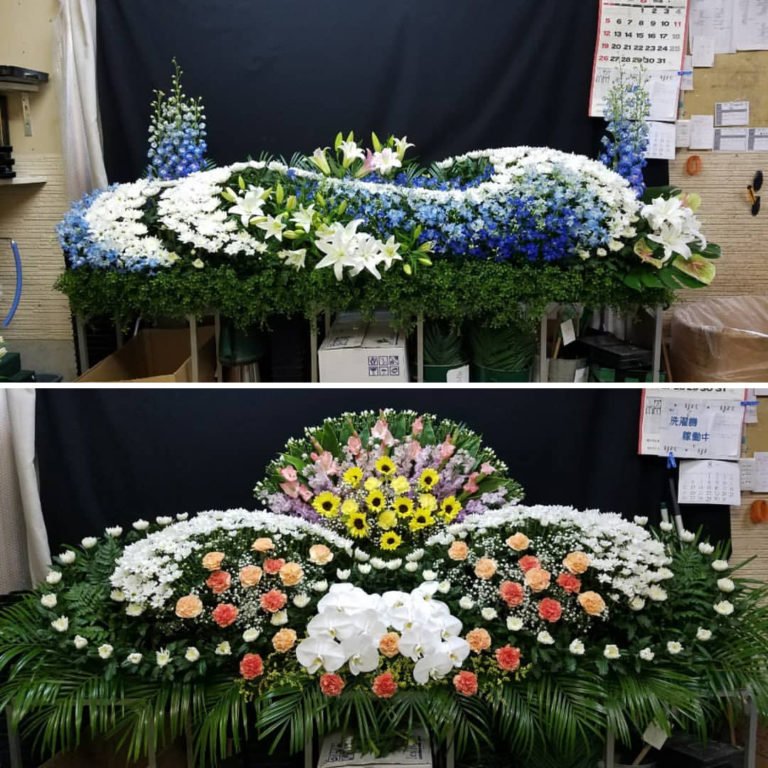 Japoneses são mestres em criar arranjos de flores para funerais