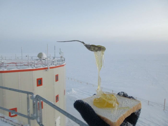 Cozinhando na Antártida
