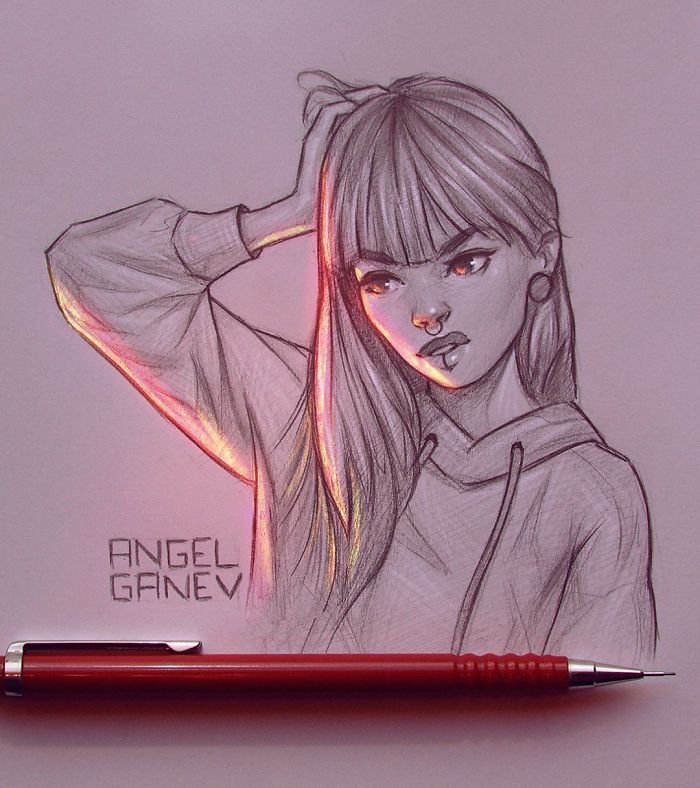 Este artista faz incríveis ilustrações que parecem estar brilhando
