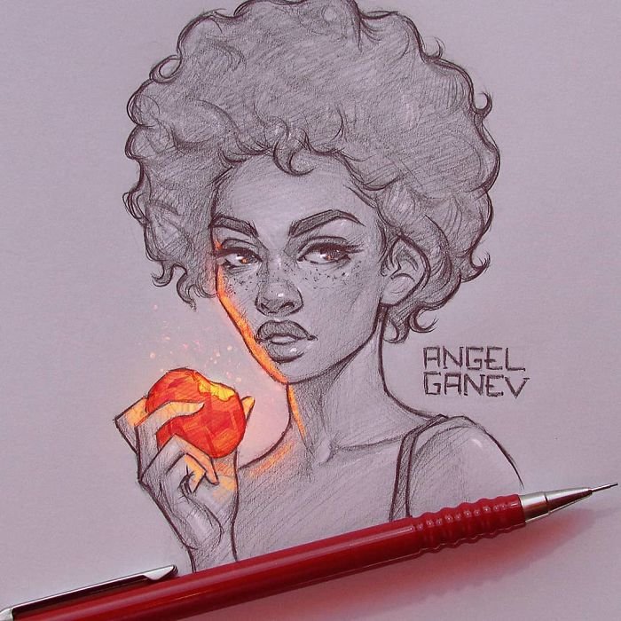 Este artista faz incríveis ilustrações que parecem estar brilhando