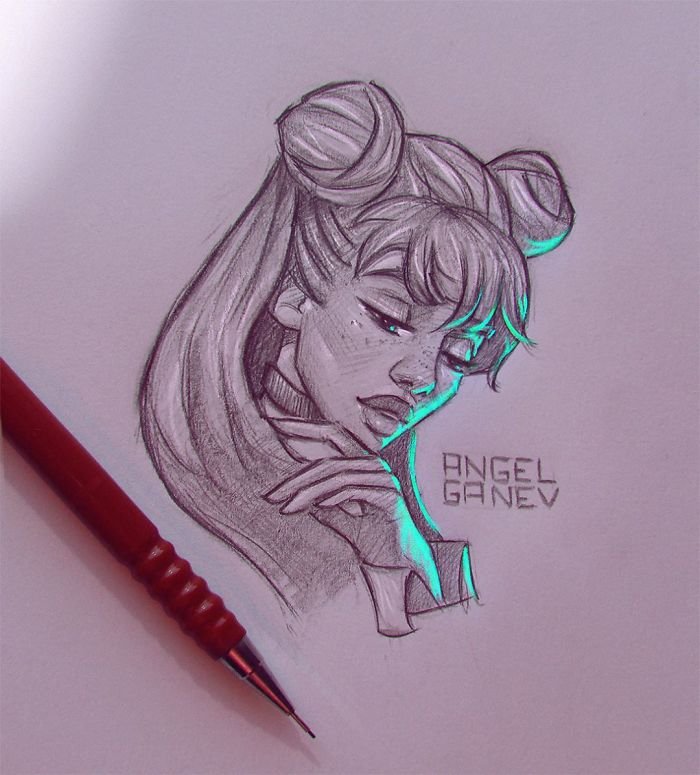 Este artista faz incríveis ilustrações que parecem estar brilhando