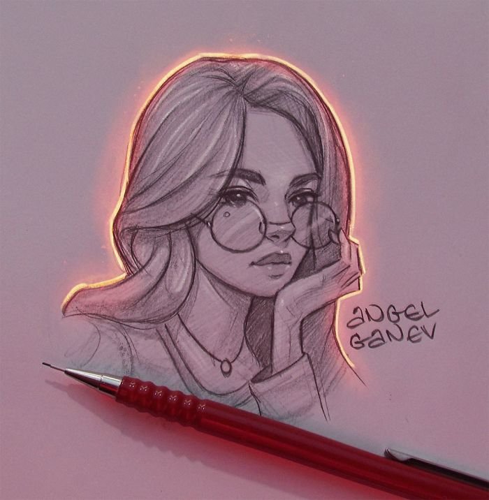 Este artista faz incríveis ilustrações que parecem estar brilhando