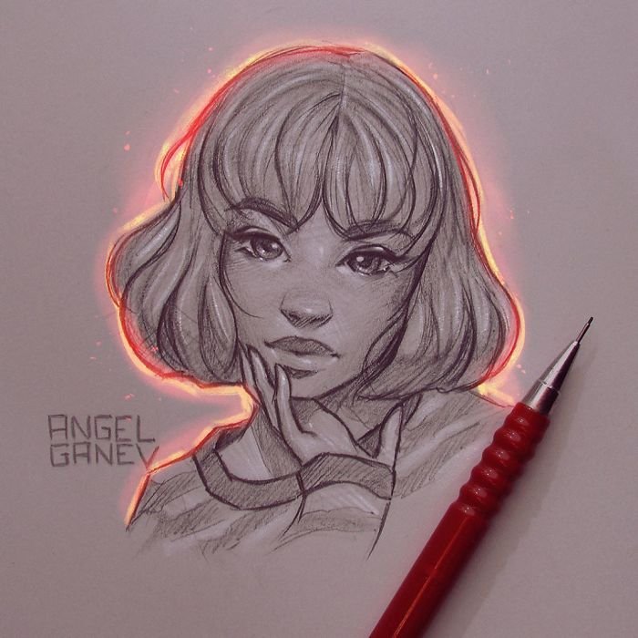 Este artista faz incríveis ilustrações que parecem estar brilhando