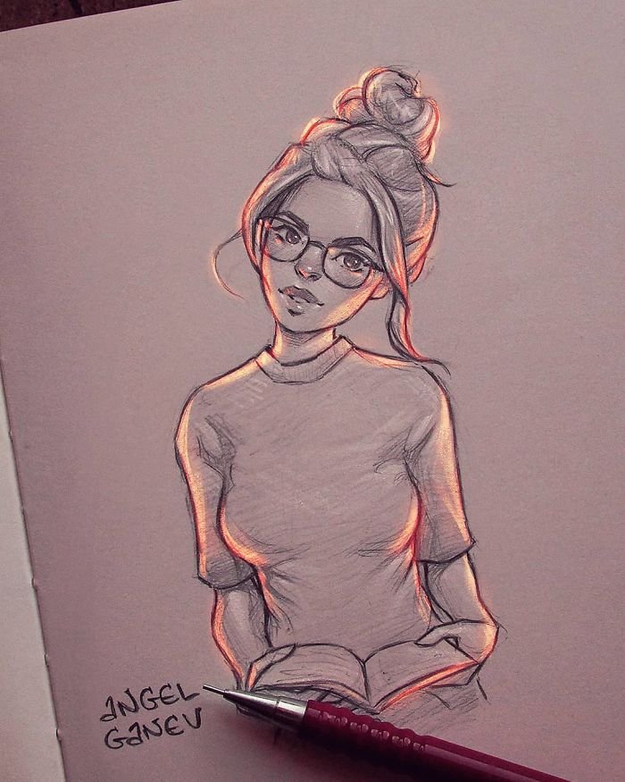 Este artista faz incríveis ilustrações que parecem estar brilhando