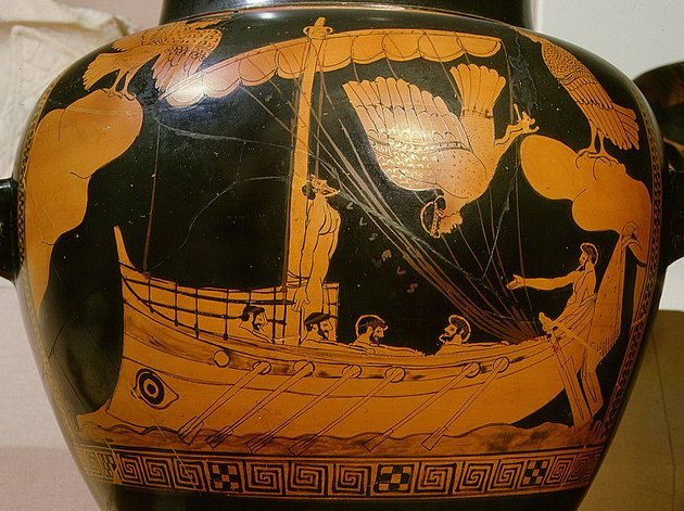 Antigo vaso grego