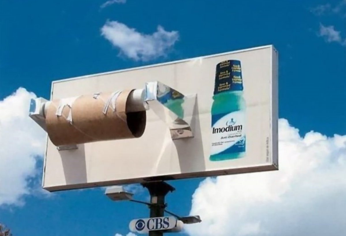 Imagem de 12 vezes em que os publicitários levaram a criatividade a outro nível no megacurioso