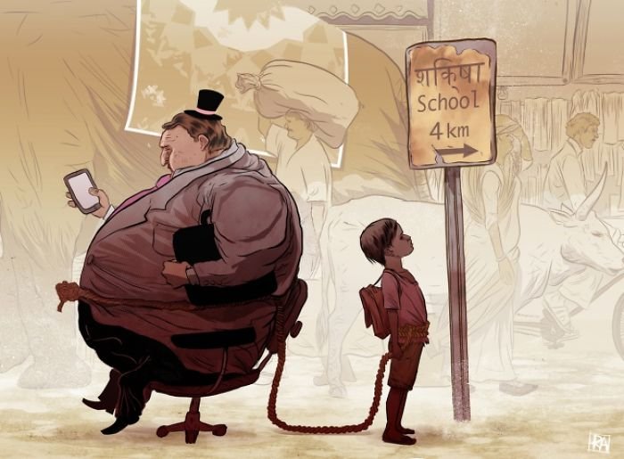 Estas ilustrações sobre a vida moderna são um verdadeiro tapa na cara