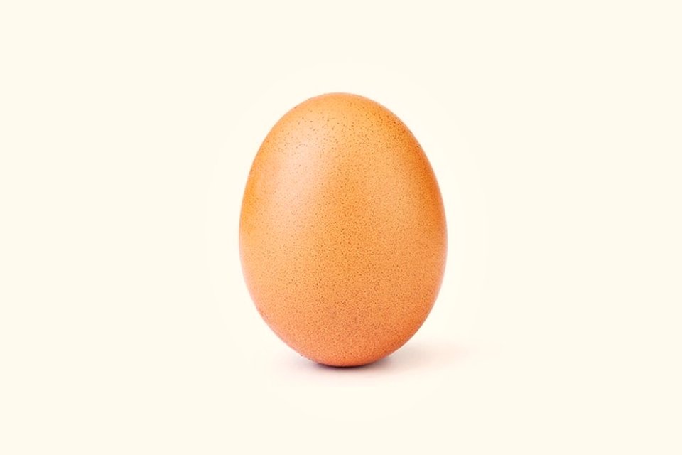 Imagem de Um simples ovo é agora a foto mais curtida da história do Instagram no megacurioso